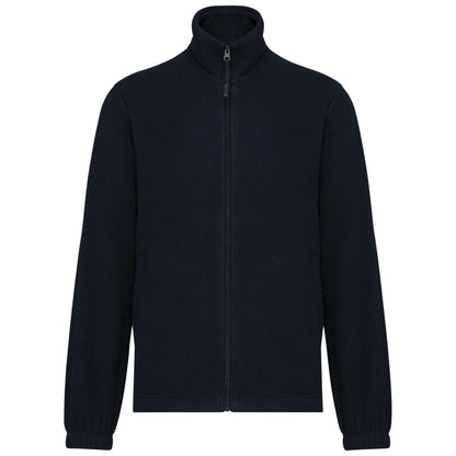 UNISEX MICROFLEECE ELASTICATED JACKET - Navy - colorimageurl