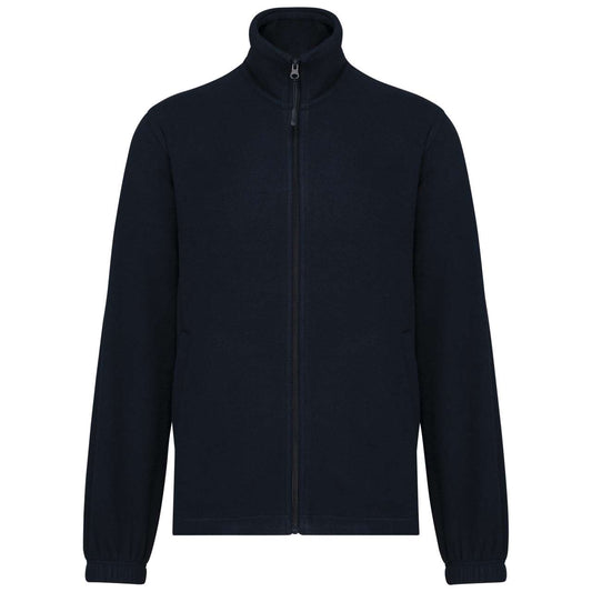 UNISEX MICROFLEECE ELASTICATED JACKET - Navy - colorimageurl