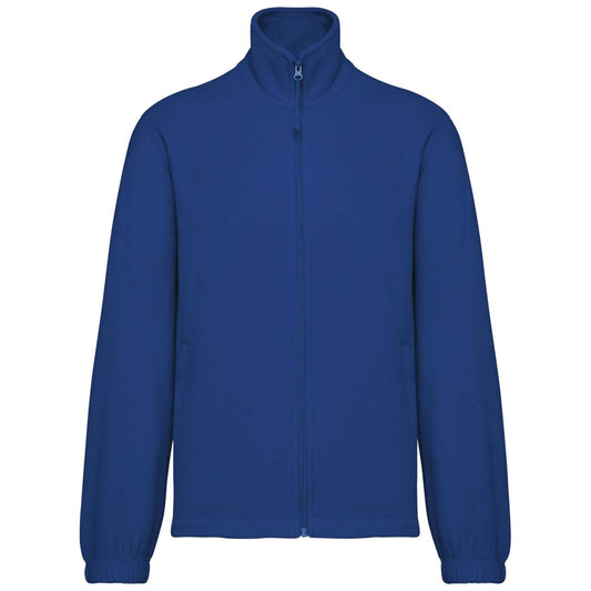 UNISEX MICROFLEECE ELASTICATED JACKET - Royal Blue - colorimageurl