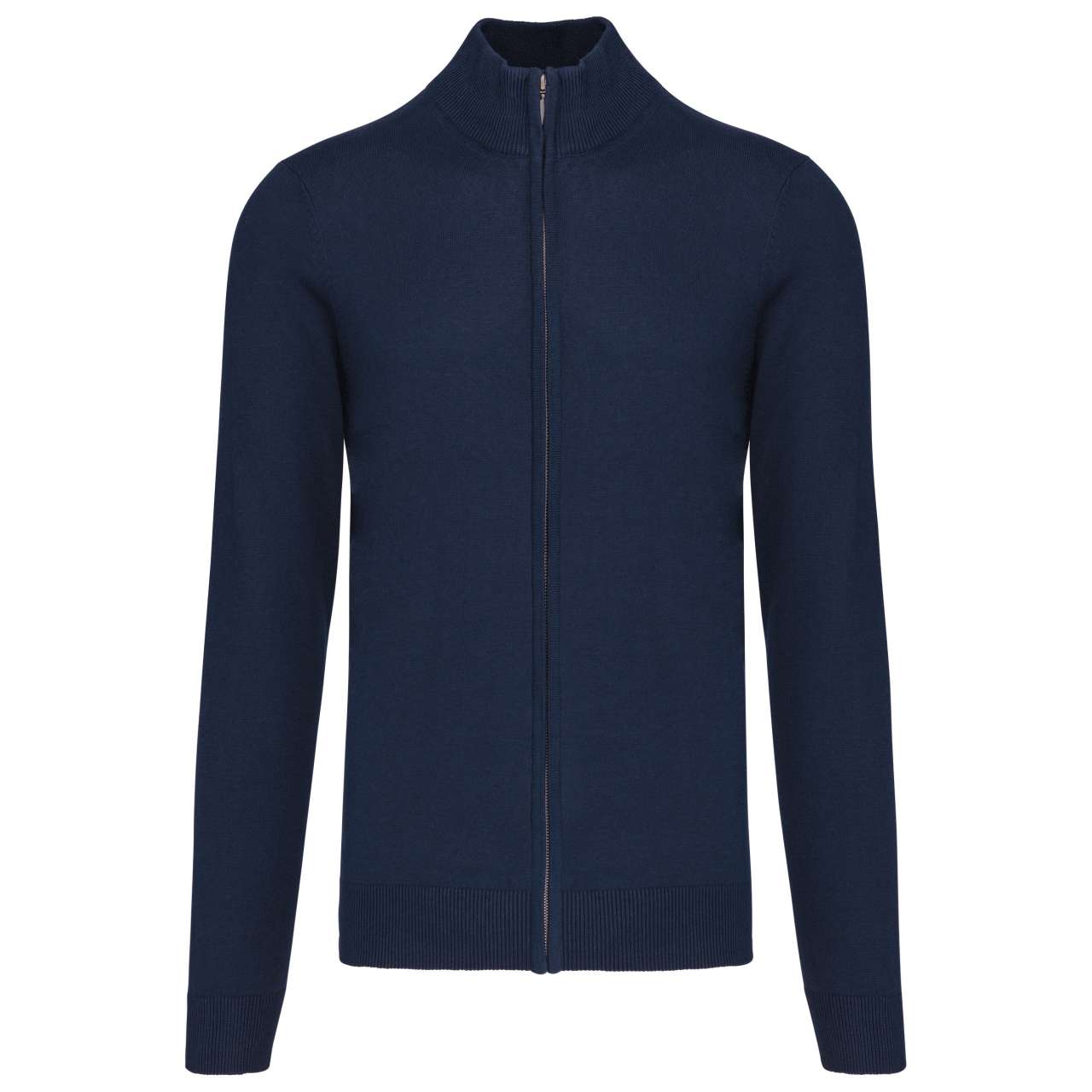 MEN'S FULL ZIP CARDIGAN - Navy - Main