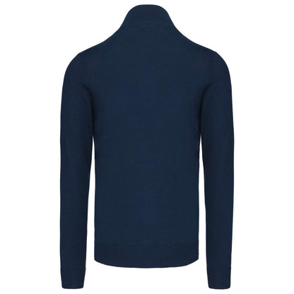 MEN'S FULL ZIP CARDIGAN - Navy - Additional
