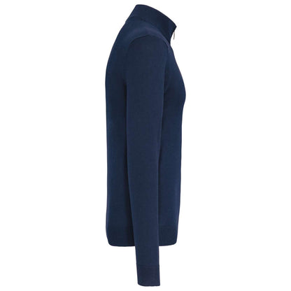 MEN'S FULL ZIP CARDIGAN - Navy - Additional