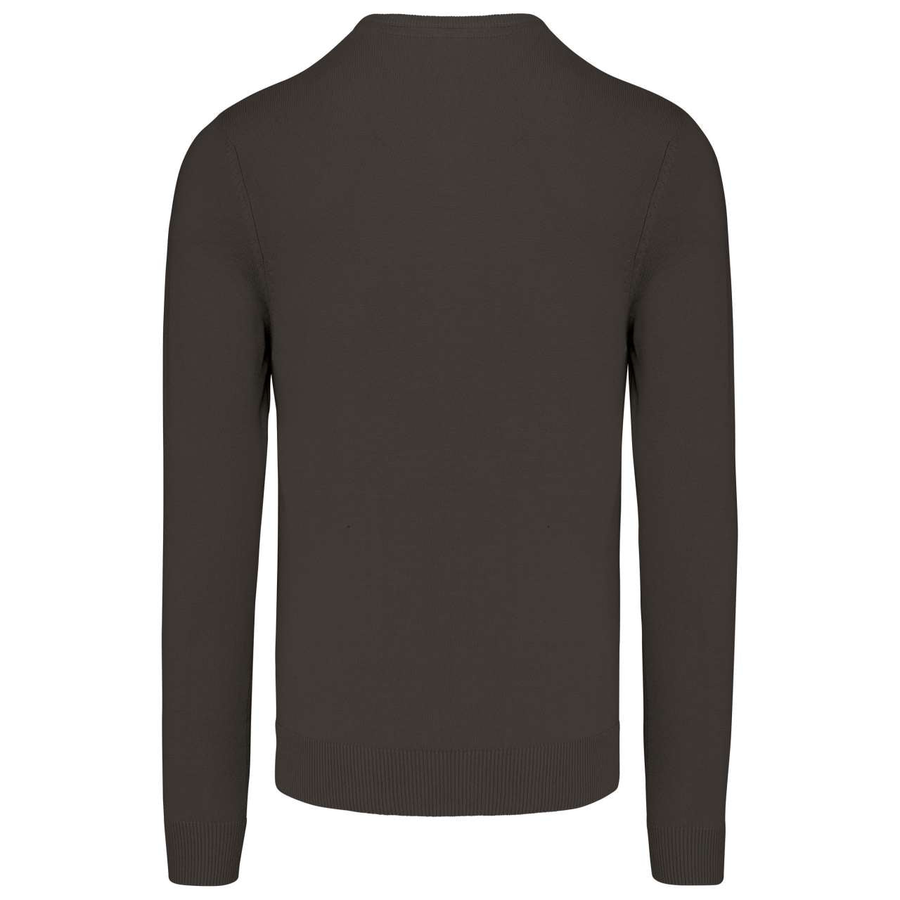 MEN’S V-NECK JUMPER - Dark Grey - Additional