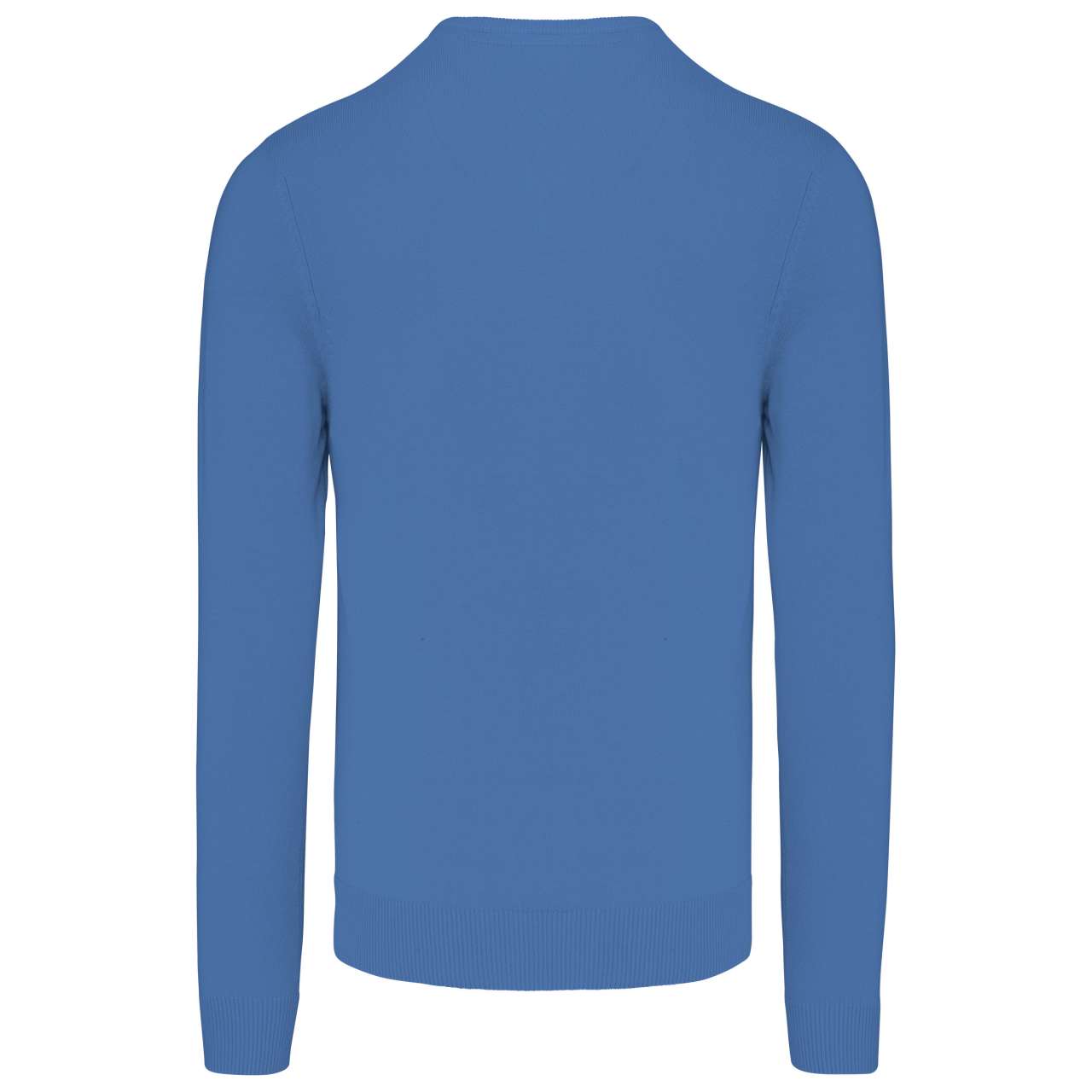 MEN’S V-NECK JUMPER - Light Royal Blue - Additional