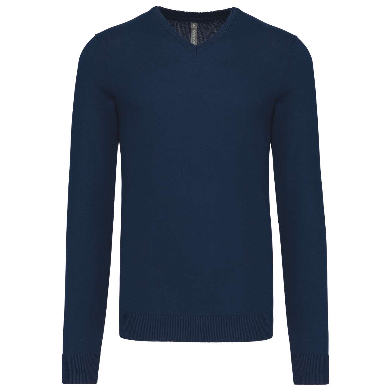 MEN’S V-NECK JUMPER - Navy - Main