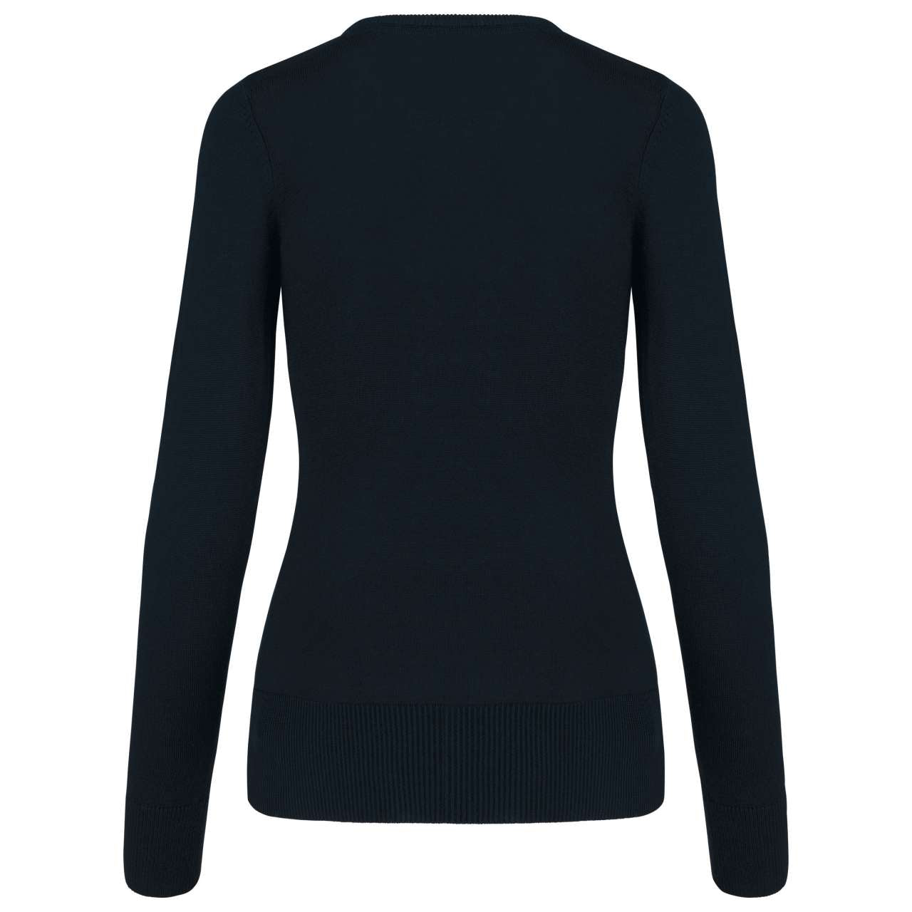 LADIES' V-NECK JUMPER - Navy - Additional