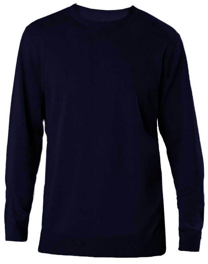 MEN'S CREW NECK JUMPER - Navy - Main