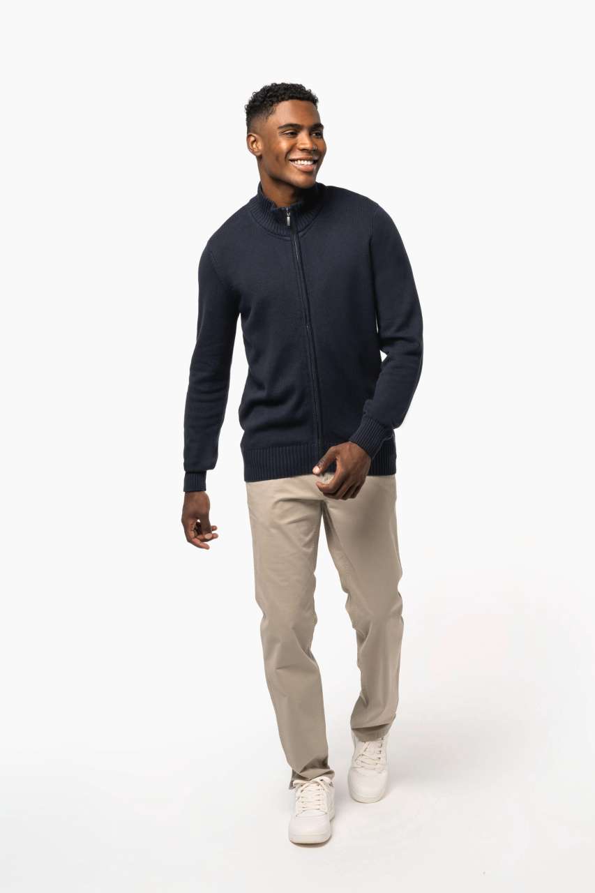 FULL ZIP CARDIGAN - Navy - Additional