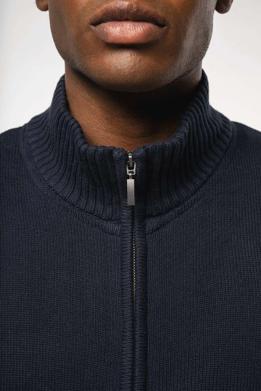 FULL ZIP CARDIGAN - Navy - Additional