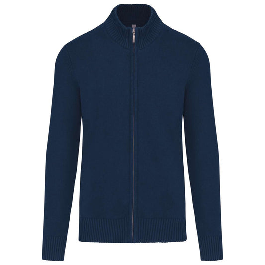 FULL ZIP CARDIGAN - Navy - Main