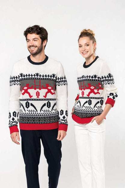 RUGBY DESIGN JUMPER - Off White - modelimageurl
