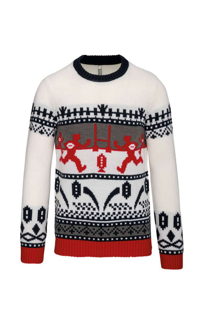 RUGBY DESIGN JUMPER - Off White - colorimageurl