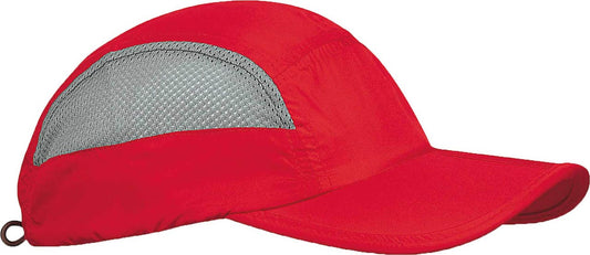 FOLDABLE SPORTS CAP - Red/Grey - Main