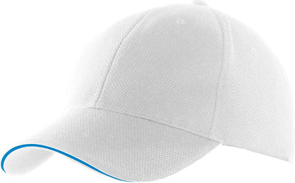 SPORTS CAP - White/Aqua Blue - Main