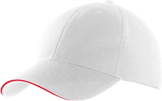 SPORTS CAP - White/Red - Main
