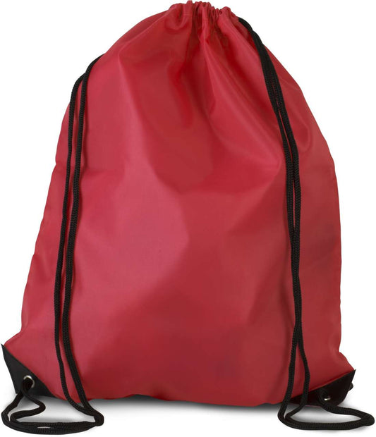 DRAWSTRING BACKPACK - Cherry Red - Main