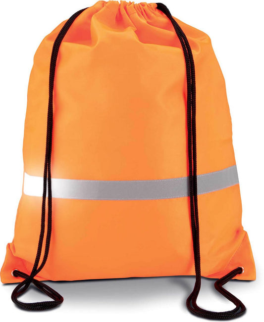 DRAWSTRING BACKPACK - Fluorescent Orange - Main
