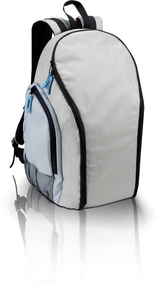 BACKPACK COOL BAG - Light Grey/Sky Blue - Main