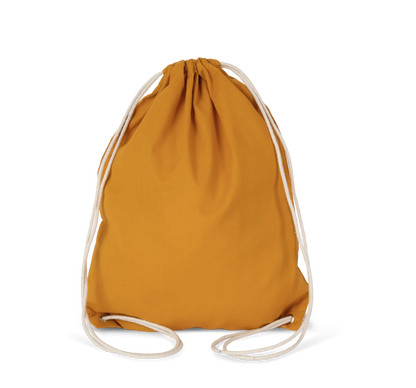 COTTON DRAWSTRING BACKPACK - Curcuma - Main