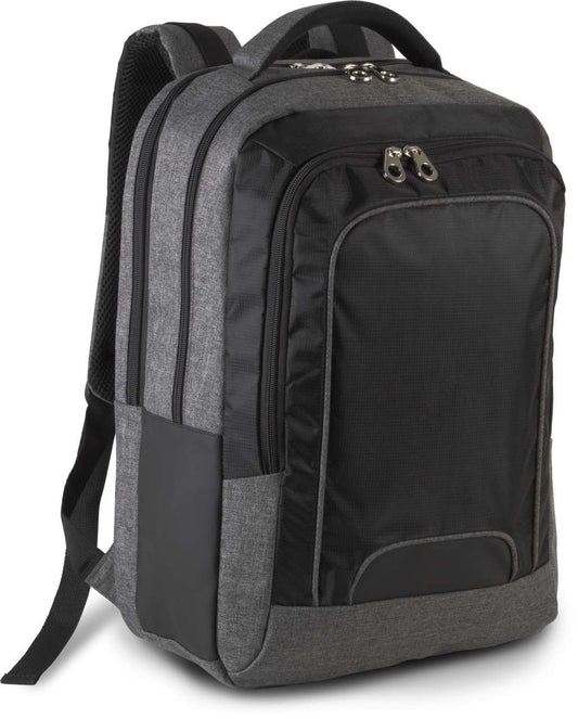 BUSINESS LAPTOP BACKPACK - Dark Grey Heather/Black - colorimageurl