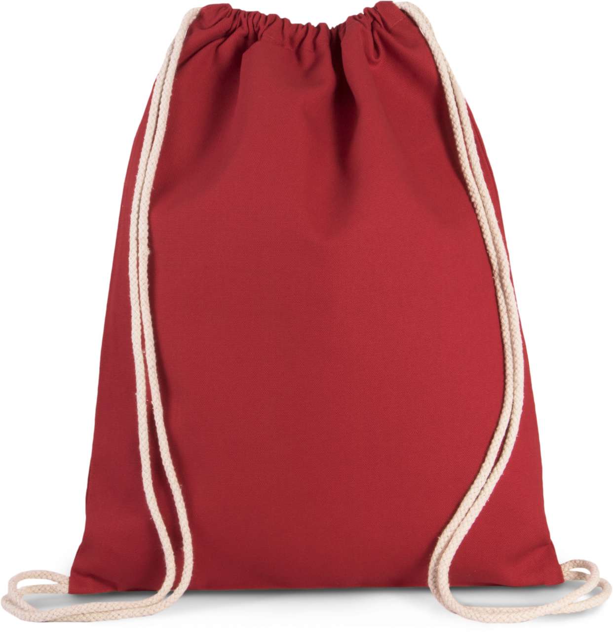 DRAWSTRING BAG WITH THICK STRAPS - Cherry Red - Main