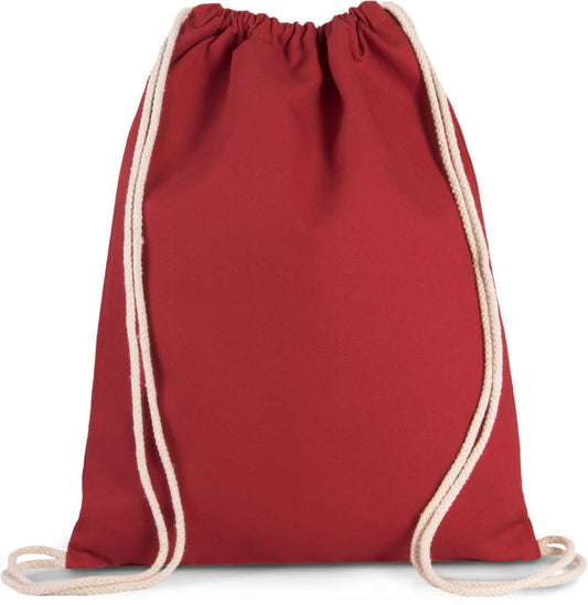 DRAWSTRING BAG WITH THICK STRAPS - Cherry Red - Main