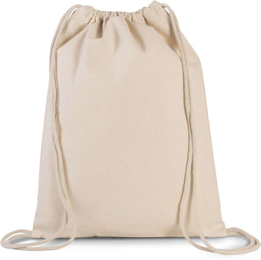DRAWSTRING BAG WITH THICK STRAPS - Natural - Main