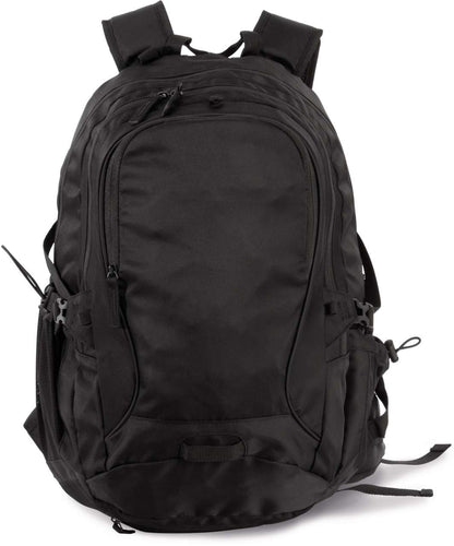 LEISURE BACKPACK WITH HELMET HOLDER - Black/Black - Main