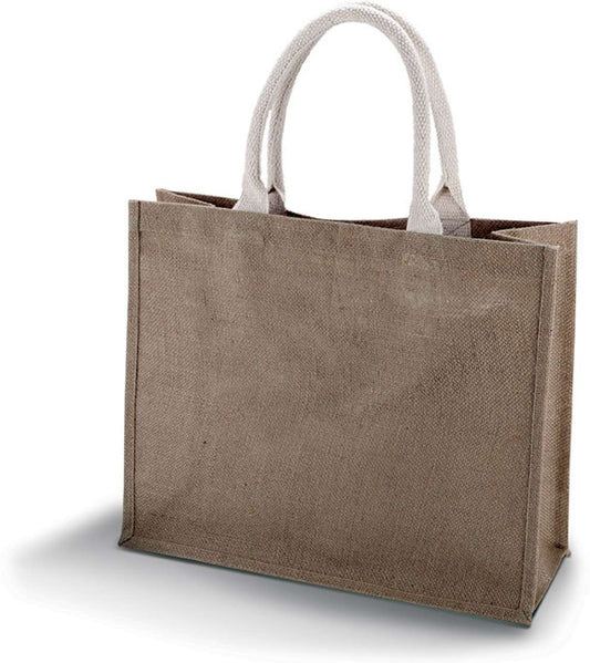 JUTE BEACH BAG - Cappuccino - Main