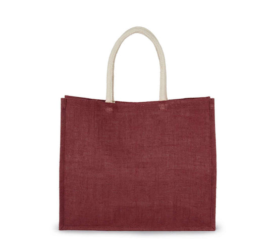 JUTE BEACH BAG - Light Rosewood - Main