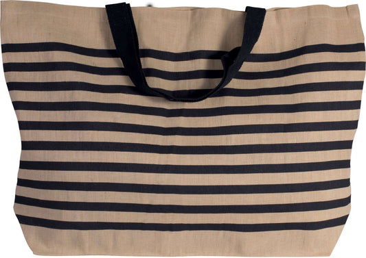 LARGE JUCO HOLD-ALL BAG - Natural/Navy - Main