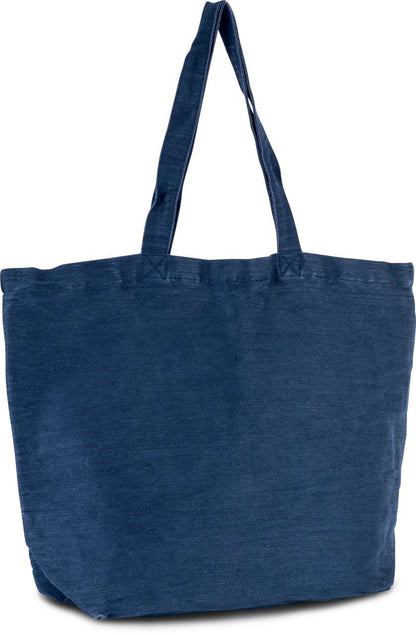 LARGE LINED JUCO BAG - Washed Midnight Blue - Additional