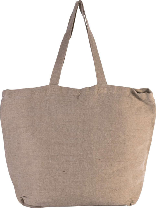 LARGE LINED JUCO BAG - Washed Natural - Main
