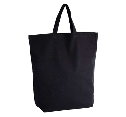 COTTON SHOPPER BAG - Black - Main