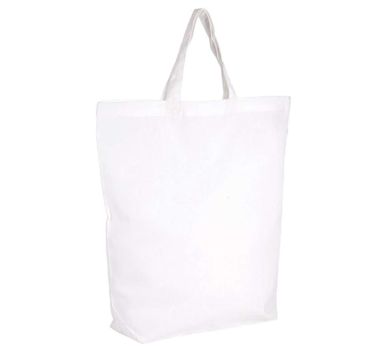 COTTON SHOPPER BAG - White - Main