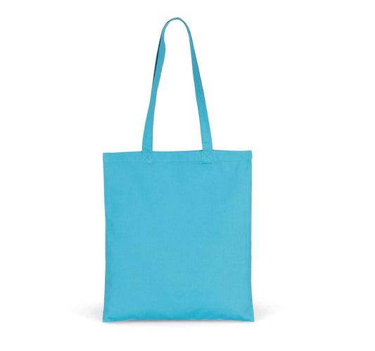 COTTON CANVAS SHOPPER BAG - Lagoon - Main