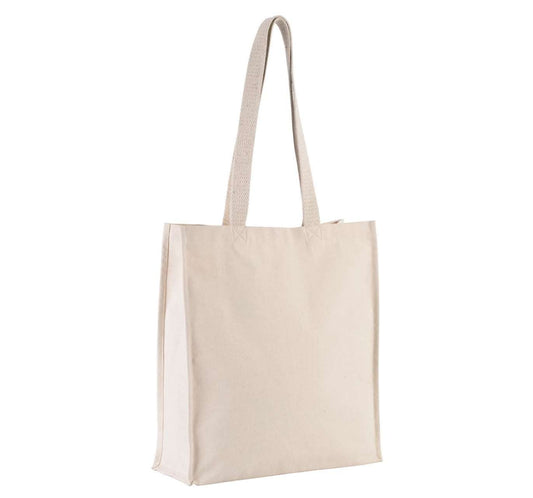 TOTE BAG WITH GUSSET - Natural - Main