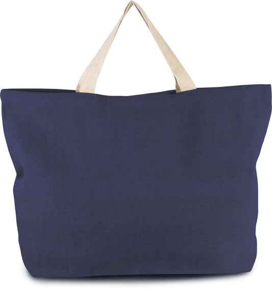RUSTIC JUCO LARGE HOLD-ALL SHOPPER BAG - Patriot Blue - colorimageurl