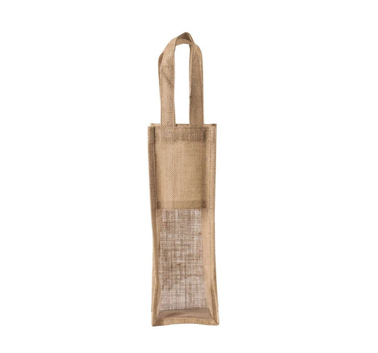 JUTE BOTTLE BAG - Natural - Main