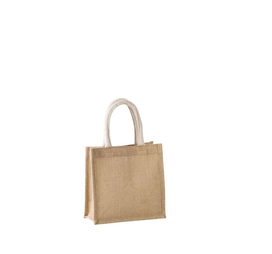 JUTE CANVAS TOTE - SMALL - Natural - Main