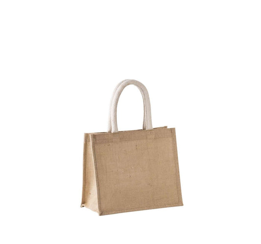 JUTE CANVAS TOTE - MEDIUM - Natural - Main