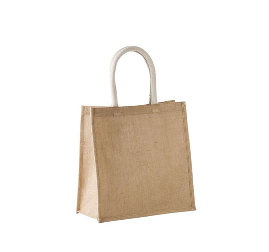 JUTE CANVAS TOTE - LARGE - Natural - Main