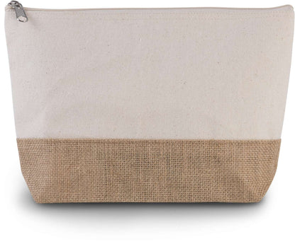 CANVAS & JUTE POUCH - Natural/Natural - Main