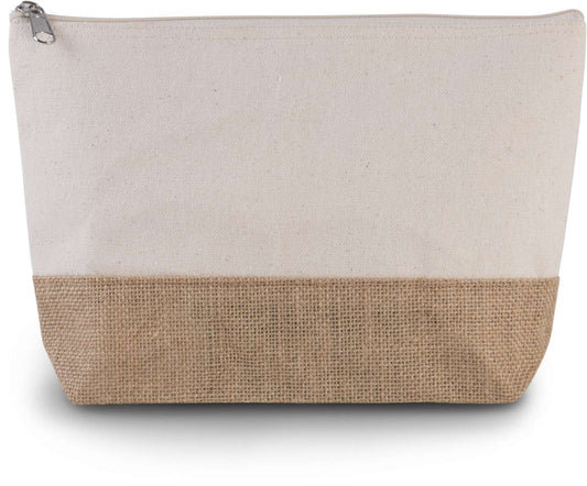 CANVAS & JUTE POUCH - Natural/Natural - Main