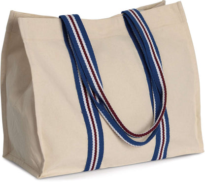 FASHION SHOPPING BAG IN ORGANIC COTTON - Natural - colorimageurl