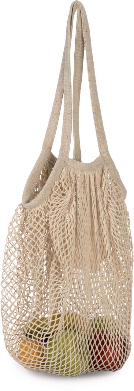 COTTON MESH GROCERY BAG - Natural - colorimageurl