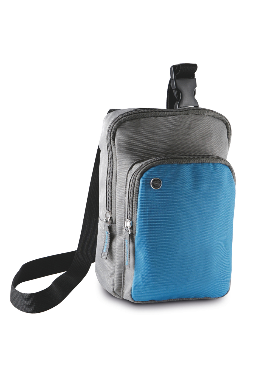 SHOULDER BAG - Slate Grey/Aqua Blue - Model