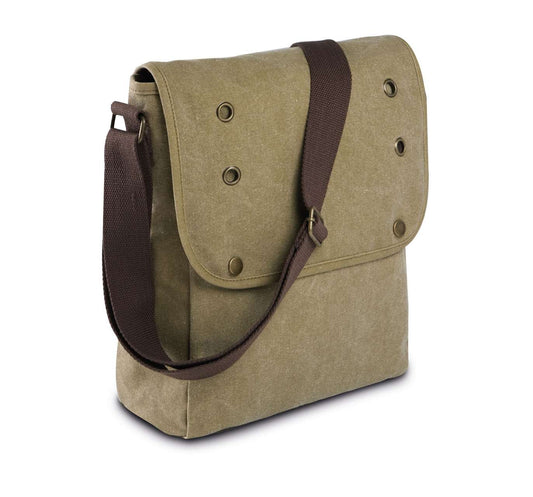 CANVAS SHOULDER BAG - Vintage Khaki - Main