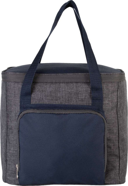 COOL BAG WITH ZIPPED POCKET - Dark Grey Heather/Navy - Additional