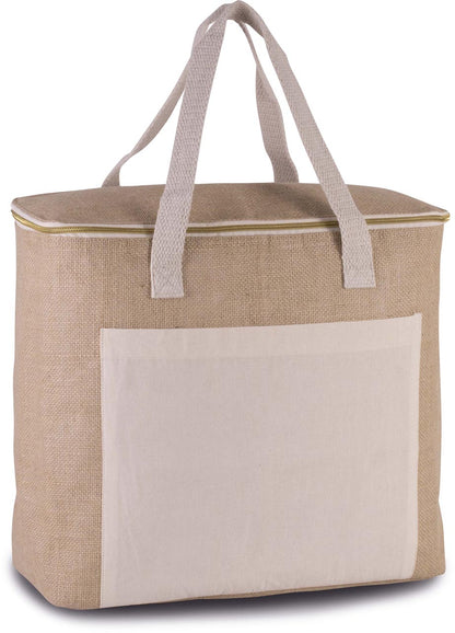 JUTE COOL BAG - LARGE SIZE - Natural - Model